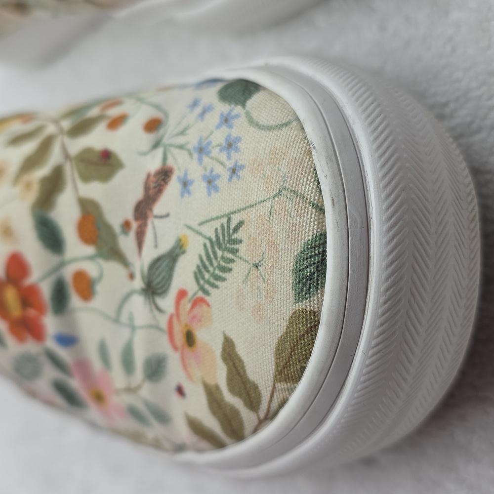 Keds × Rifle Paper Co. Double Decker Wild Wood Floral Sneaker Ladies 9.5 In VGuc - Picture 5 of 16